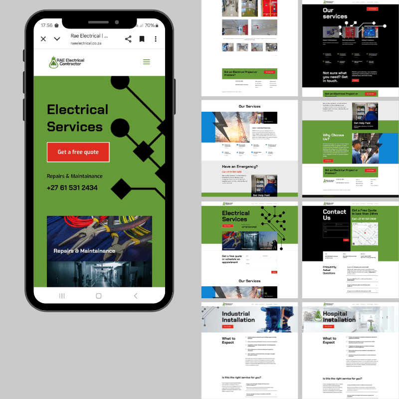 Website design portfolio