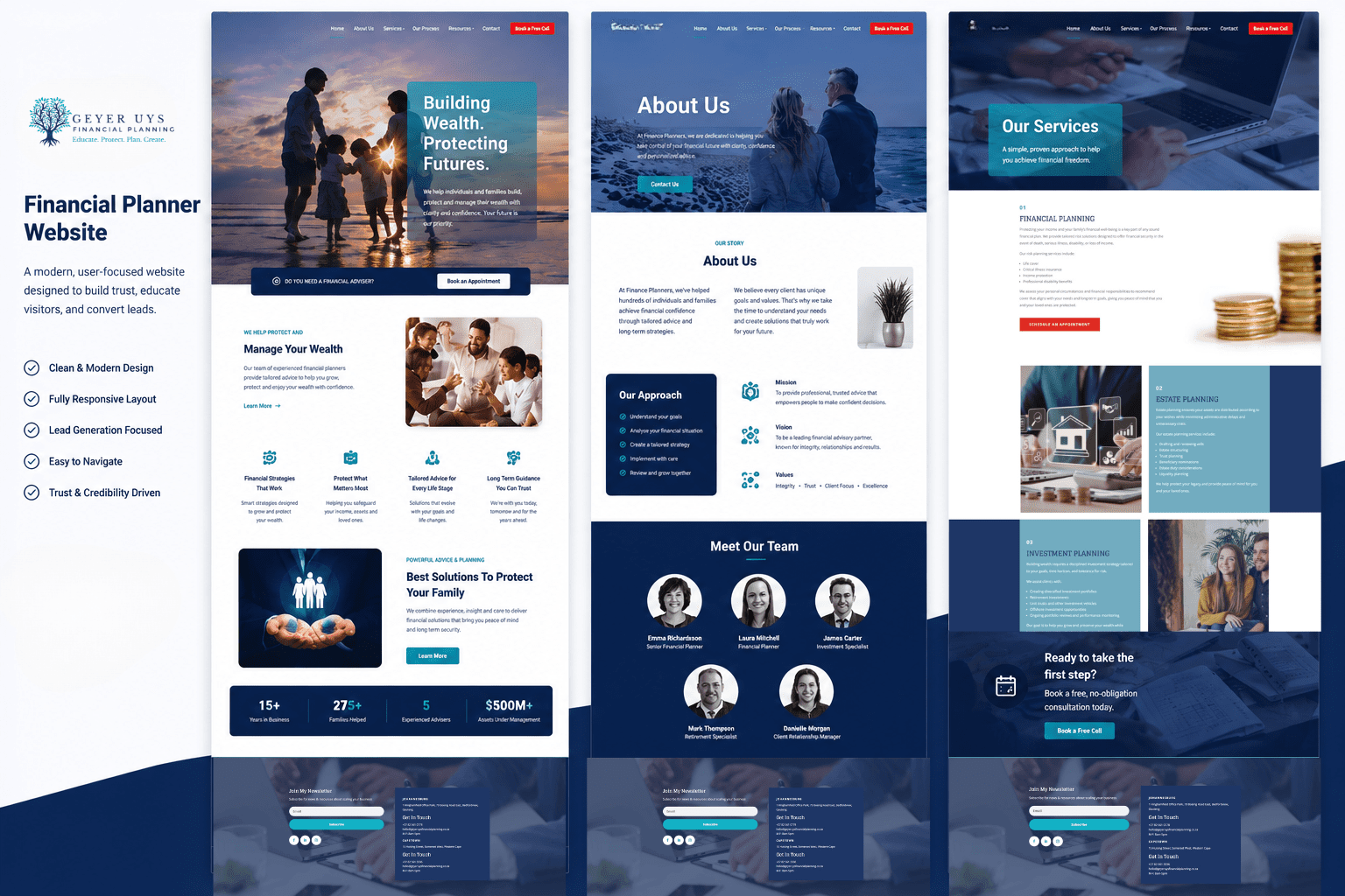 Website design portfolio